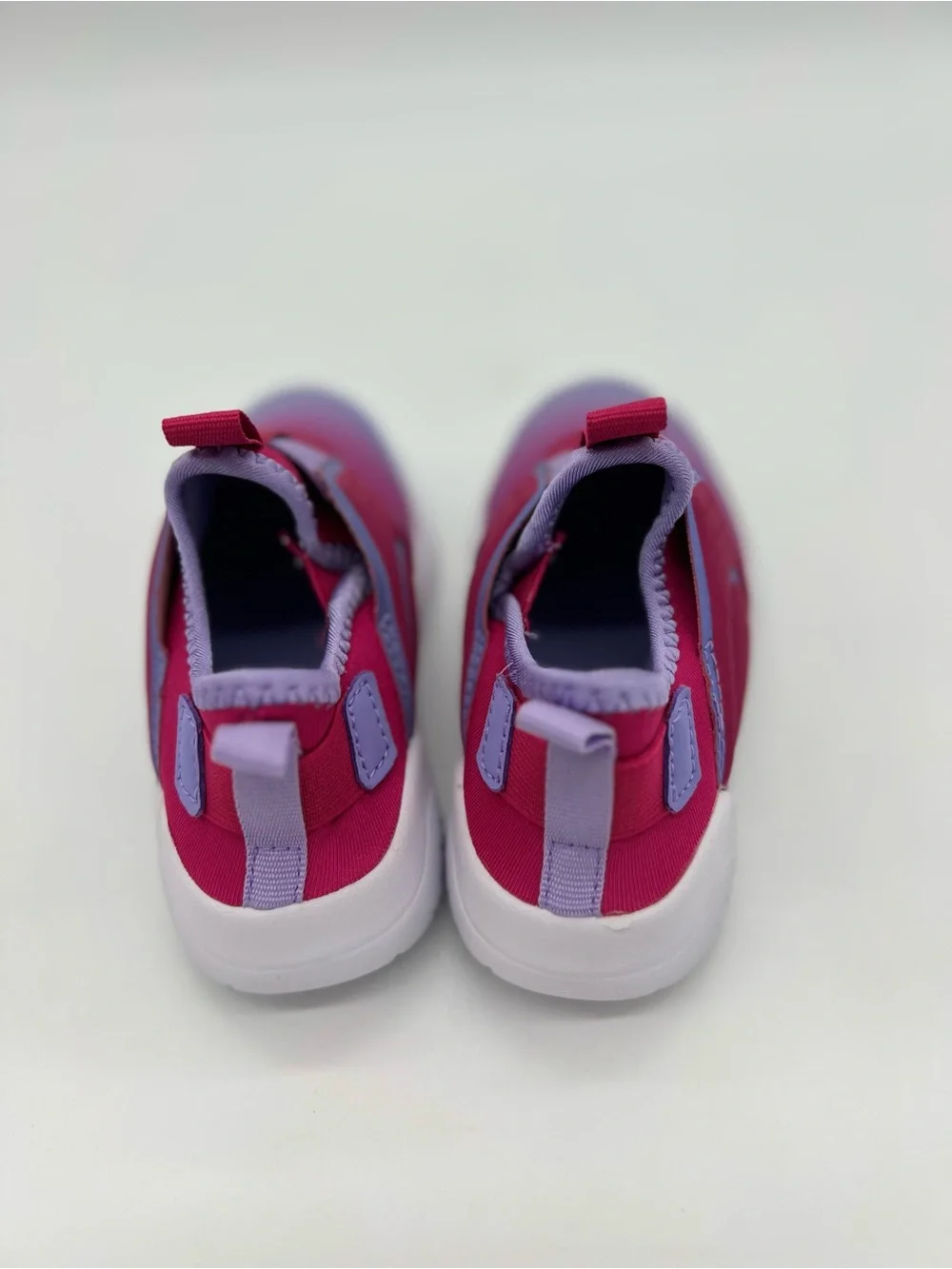 Athletic Works Girls Sneakers Purple Pink Sz 10 Memory Foam